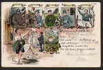 Litho Gruss von der Aushebung Marine Infanteri
