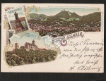 Eisenach Wartburg Lutherdenkmal 1899