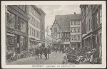 Göttingen Kornmarkt mit Quentins Ecke haus und