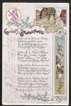 Litho Braunschweig Gedicht Braunschweiger Löwe