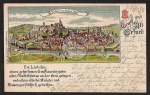 Erfurt 1898 Litho Gruss aus