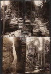 Sächsische Schweiz Schwedenlöcher 4 Fotos ca 1930