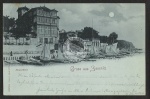Sassnitz Strandhotel Mondschein AK 1898