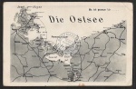 Die Ostsee Landkarten AK Pommern Pommersche Bu