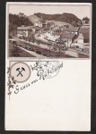 Litho Rübeland ca. 1900 Bahnhof Lok Eisenbahn