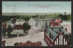 Bergen Rügen Markt Post Kriegerdenkmal Kaufhau