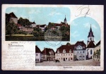 Mutzschen Schloss Markt 1904 Restaurant