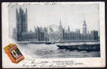 London Parlament Themse Werbung Quacker Weisse