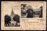 Kl. Oschersleben Kirche Schloss 1913 