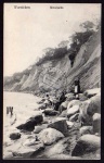 Warnicken Strandpartie Steilküste 1922