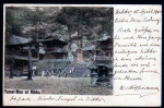 Ganzsache AK Yomei-Mon at Nikko 1900 4 Sen GS