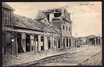 Lens Bahnhof La Gare zerstört zerschossen 1916