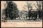 Ahrensburg Marktplatz Kriegerdenkmal 1900