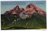 Berchtesgaden Berggesichter König Watzmann mit