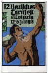 Leipzig Turnfest 1913 Nr. 4  SST Vignette Turn