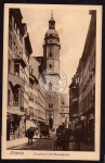 Leipzig Burgstrasse mit Thomaskirche 1909
