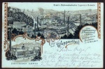 Wuppertal 1900 Litho Elekrizitätswerk Barmen