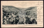 Ludwigstadt 1903 Kirche Häuser Brücke
