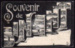Dinant Buchstaben Karte 1918