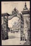 Linz Donau Landstrasse Strassenbahn Tor 1918