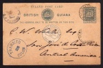 British Guiana Transito Colon to Costa Rica 1890