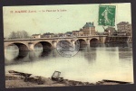 Roanne ca. 1925 Le pont sur la Loire Brücke