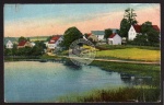 Oelsnitz Dorf Partie am See 1917