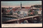 Lunzenau Muldenbrücke handcoloriert 1900