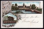 Litho Anholt Schweizerhaus Schloss 1896