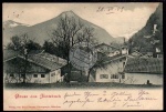 Flintsbach 1908 gelaufen  Brannenburg 1908