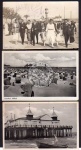 3AK Ahlbeck 1920 Fotokarte Standuhr Uhr Seebrücke
