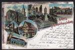 Neuhaldensleben Litho Goldschmied Kühne 1898