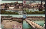 8 AK Lyon Les Bassins Pont Tilsitt ...1920 