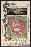 Freistadt Stadtplan Eichenlaub 1905