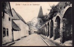 Zerbst Stadtmauer Maurer steht Kopf 1920