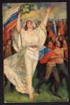 Vlast Vola J. Koci Künstlerkarte  1930