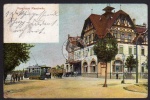 Forsthaus Rascghwitz 1906 Straßenbahn