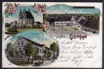Litho Geithain Nikolai Kirche Schützenhaus 1903