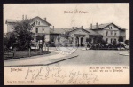 Bitterfeld 1905 Bahnhof mit Anlagen Spruch