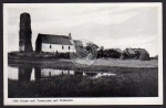 Pellworm Alte Kirche und Turmruine 1934 Husum