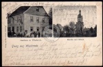 Wischroda Gasthaus Kirche Schule 1904