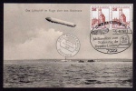 Zeppelin Luftschiff über Bodensee 1906