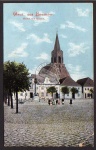 Beeskow Markt mit Kirche 1908
