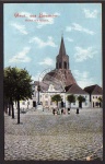 Beeskow Markt mit Kirche 1908 