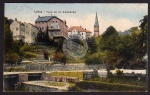 Löbau Restaurant bei der Nicolaikirche 1918