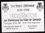 750 Jahre Höckendorf Festsitzung der Gemeinde