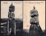2 AK Barbarine Erstbesteigung 1906 Pfaffenstein