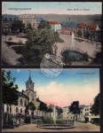 2 AK Johanngeorgenstadt Hotel de Saxe Markt 1908