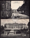 2 AK Burgstädt Bahnhofstrasse , Zentralschule