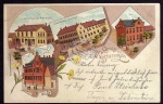 Westeregeln 1900  Luthers Gasthof Post Schule